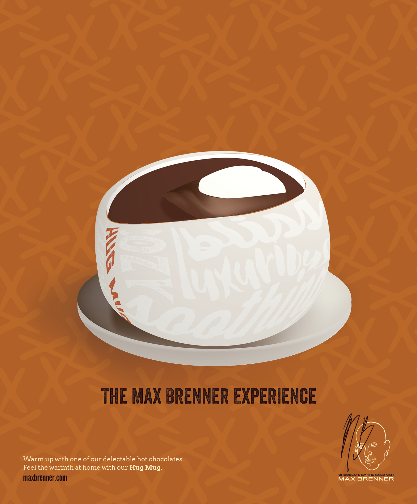 Max Brenner Hug Mug Ad