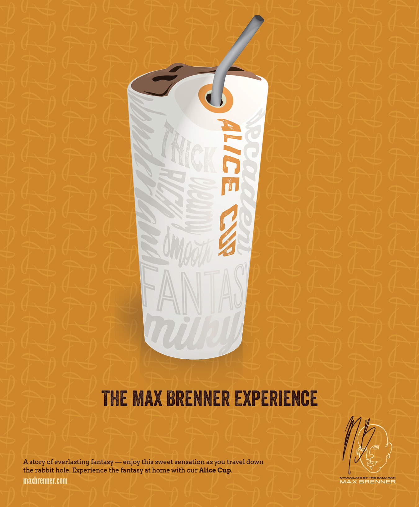Max Brenner Alice Cup Ad